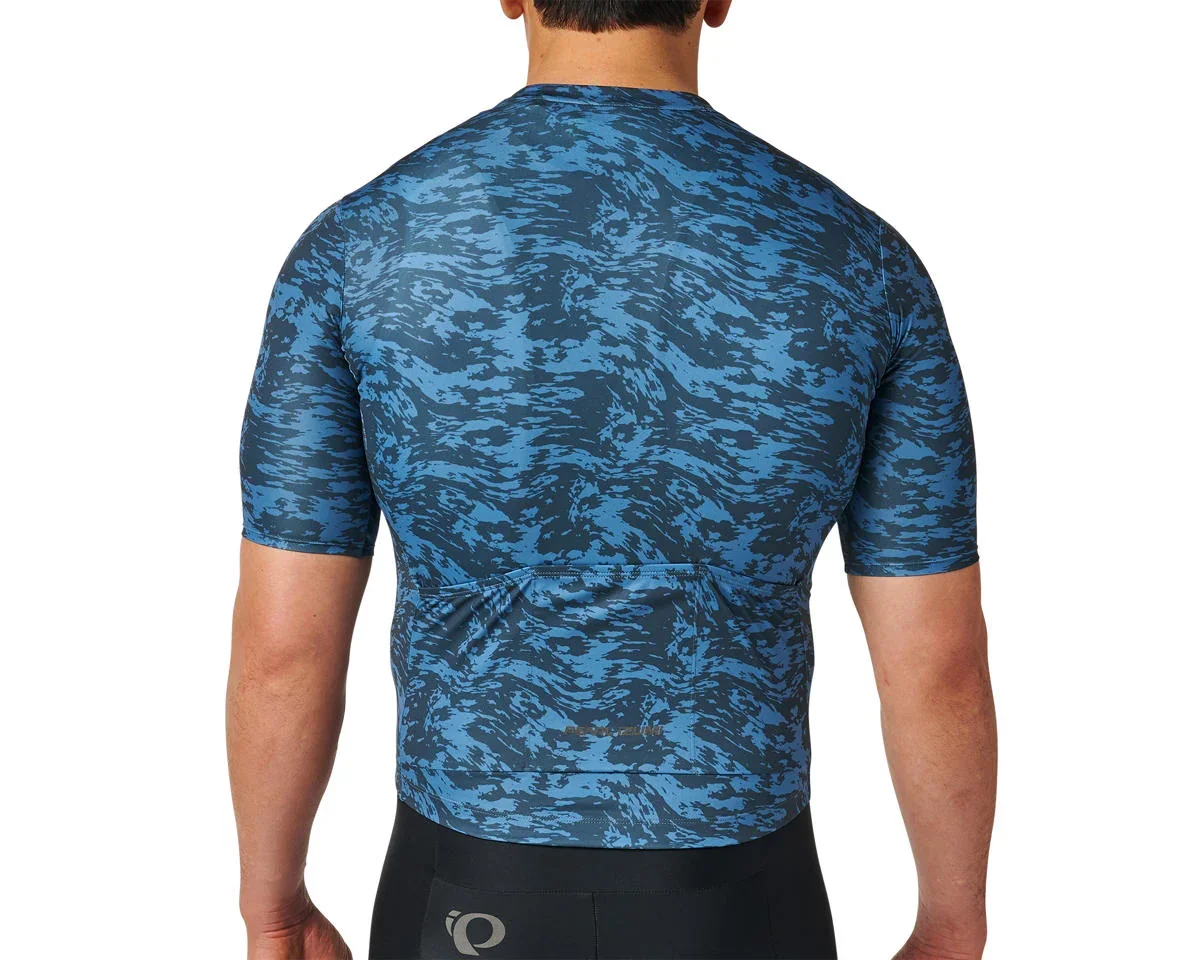 Pearl iZUMi Attack Short Sleeve Jersey (Dark Slate Waverock) (L)